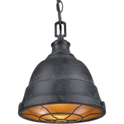 Traditional small pendant light, model 7312-SBP, shown on a plain background
