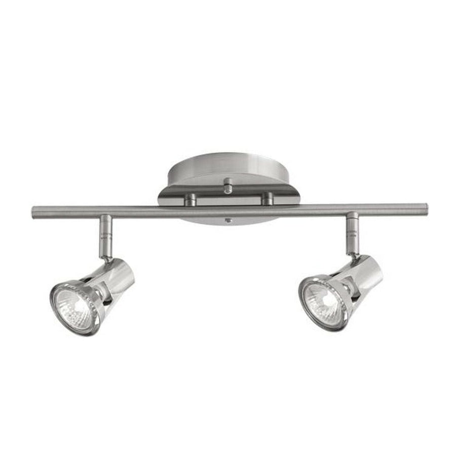 Kuzco Gatwick 81612BN two-light fixed track fixture in Brushed Nickel