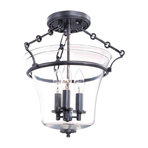Hudson Valley Lighting Eaton 3-Light Semi-Flush Mount