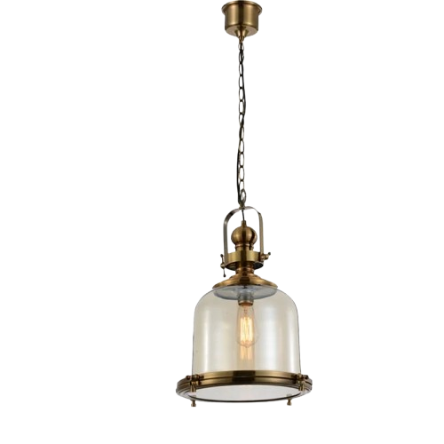 Mantra Lighting Vintage 33cm Bell Lantern Pendant