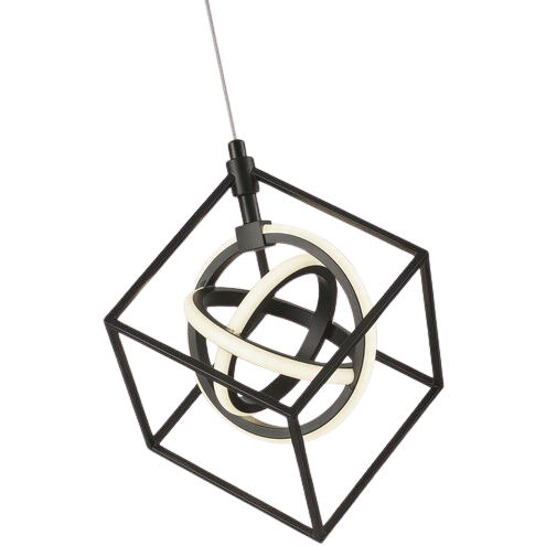 Tulip Led 10.23-Inch Matte Black Pendant Ceiling Light