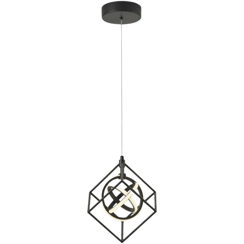 Tulip Led 10.23-Inch Matte Black Pendant Ceiling Light