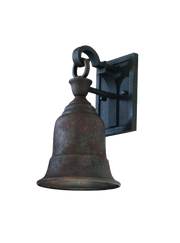 Troy Liberty one-light outdoor wall lantern with a clean Mission-style framework and unadorned panels