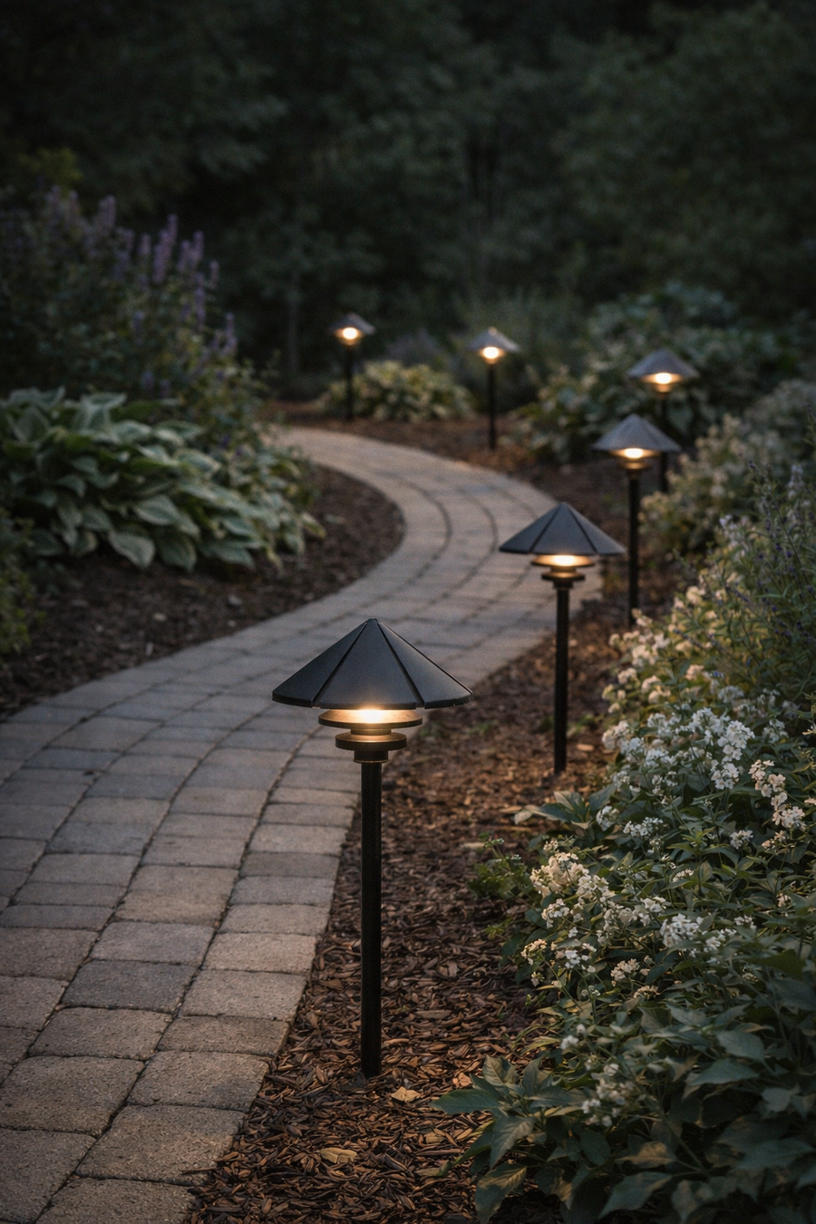 Kichler 1-Light Pathspread Outdoor Landscape Light Fixture