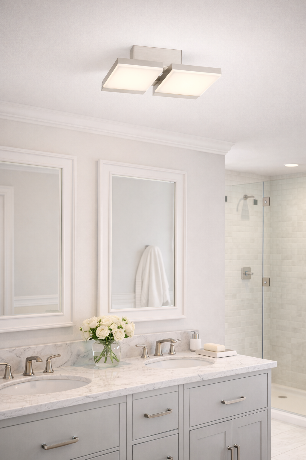 2-Light LED Bath Vanity Light – Model P1252-084-L