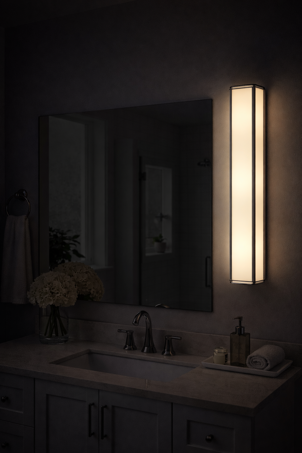 Minka Lavery Daventry 6914-613 4-Light Polished Nickel Bath Vanity Light