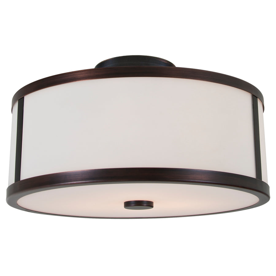 DVI Lighting DVI Uptown Three-Light Semi-Flush Mount (DVP1112) - SKU DVP1112
