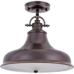 Emery 1-Light 14" Palladian Bronze Pendant Ceiling Light