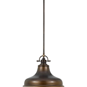 Emery 1-Light 14" Palladian Bronze Pendant Ceiling Light