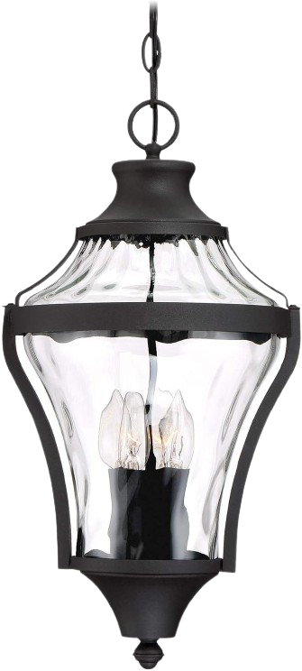 Libre 4-Light Outdoor Chain Hung Lantern