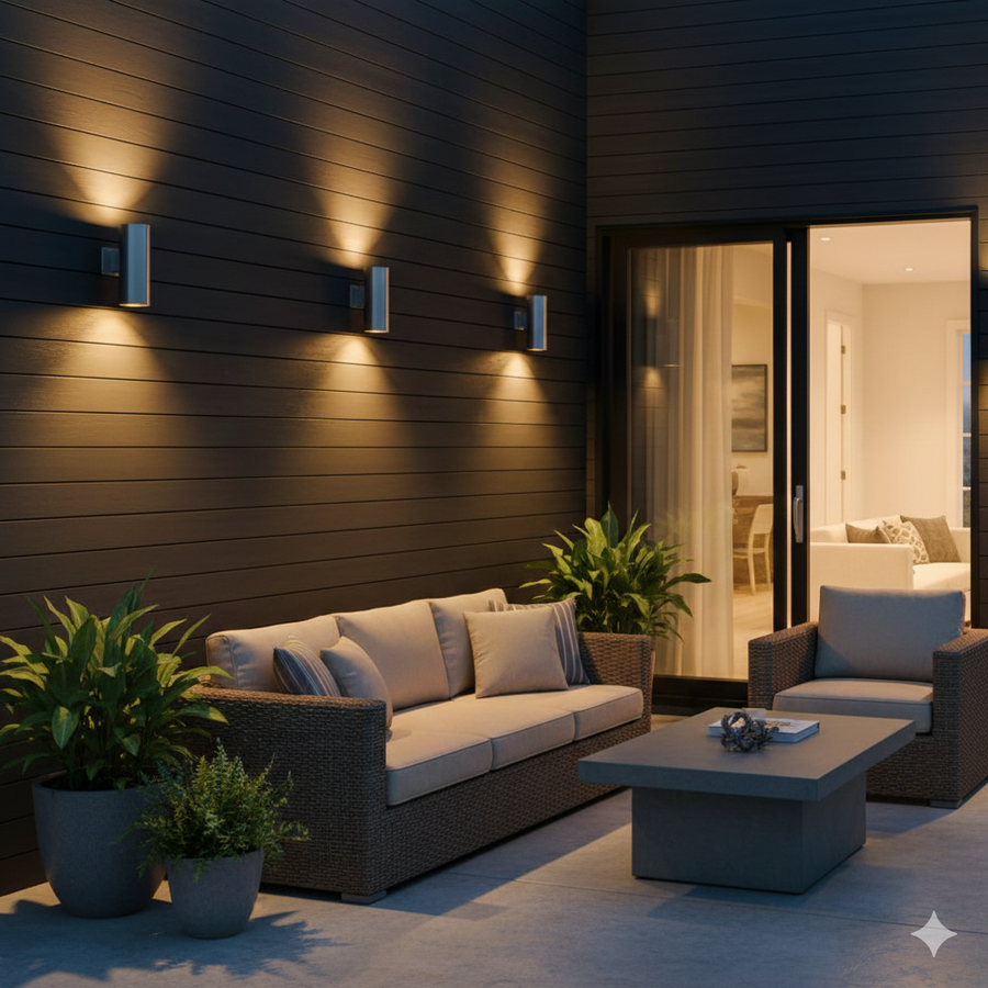 Kichler 9244Ba 2-Light Outdoor Wall Light – Brushed Aluminum Finish