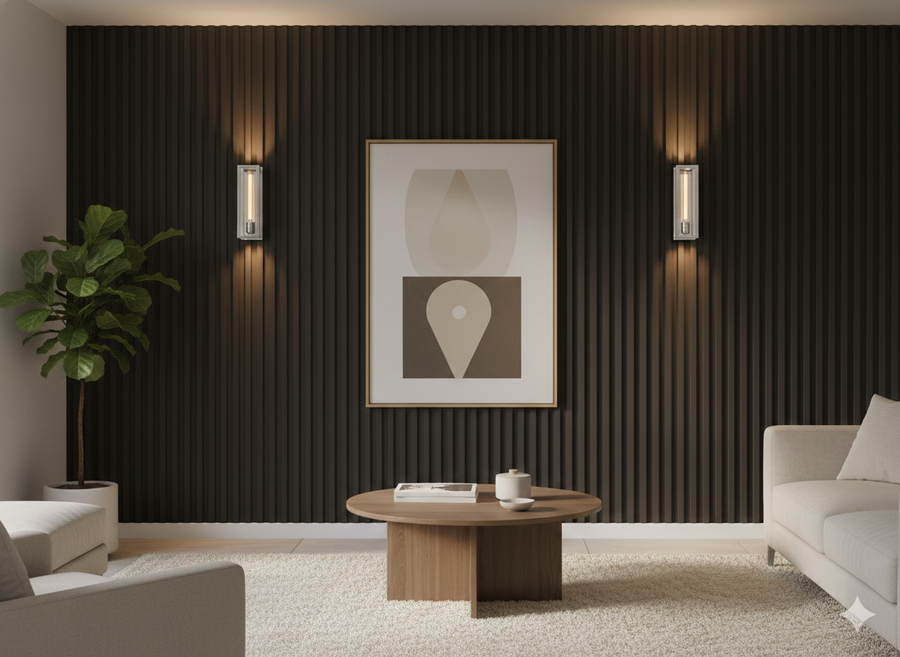 Clifton 1-Light Wall Sconce In Polished Nickel – Modern Indoor Wall Light