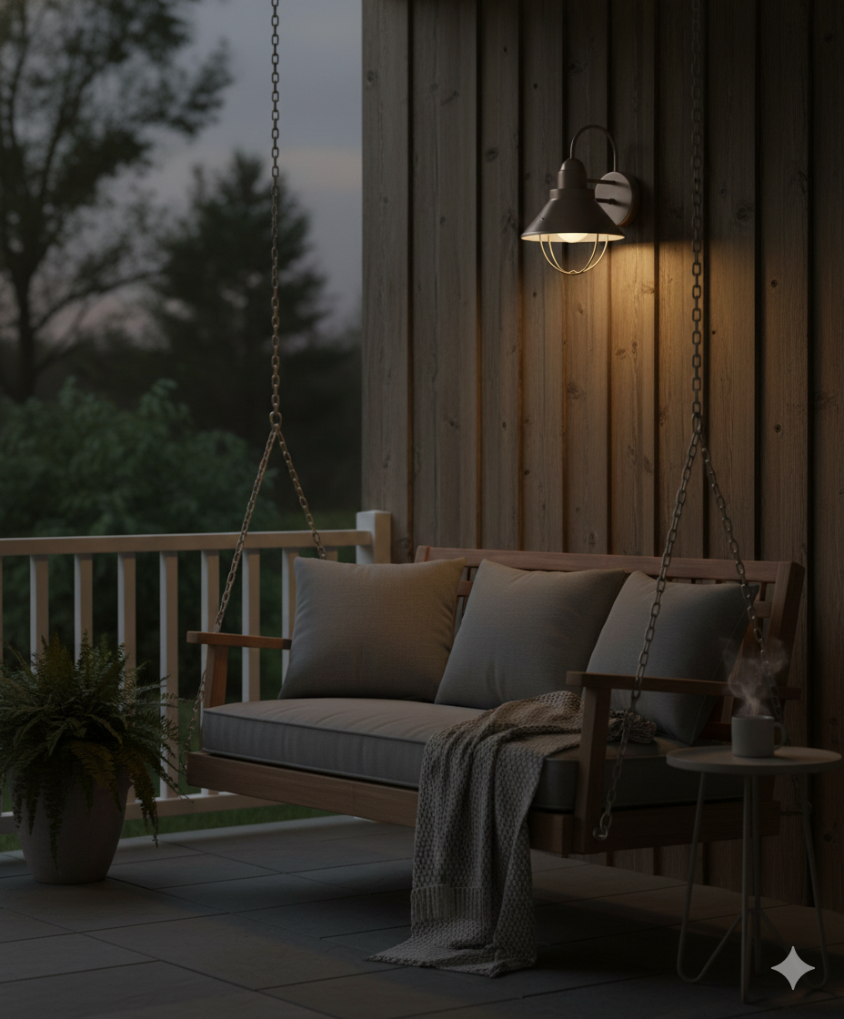 Kichler 11098NI 1-Light Outdoor Wall Lantern in Brushed Nickel