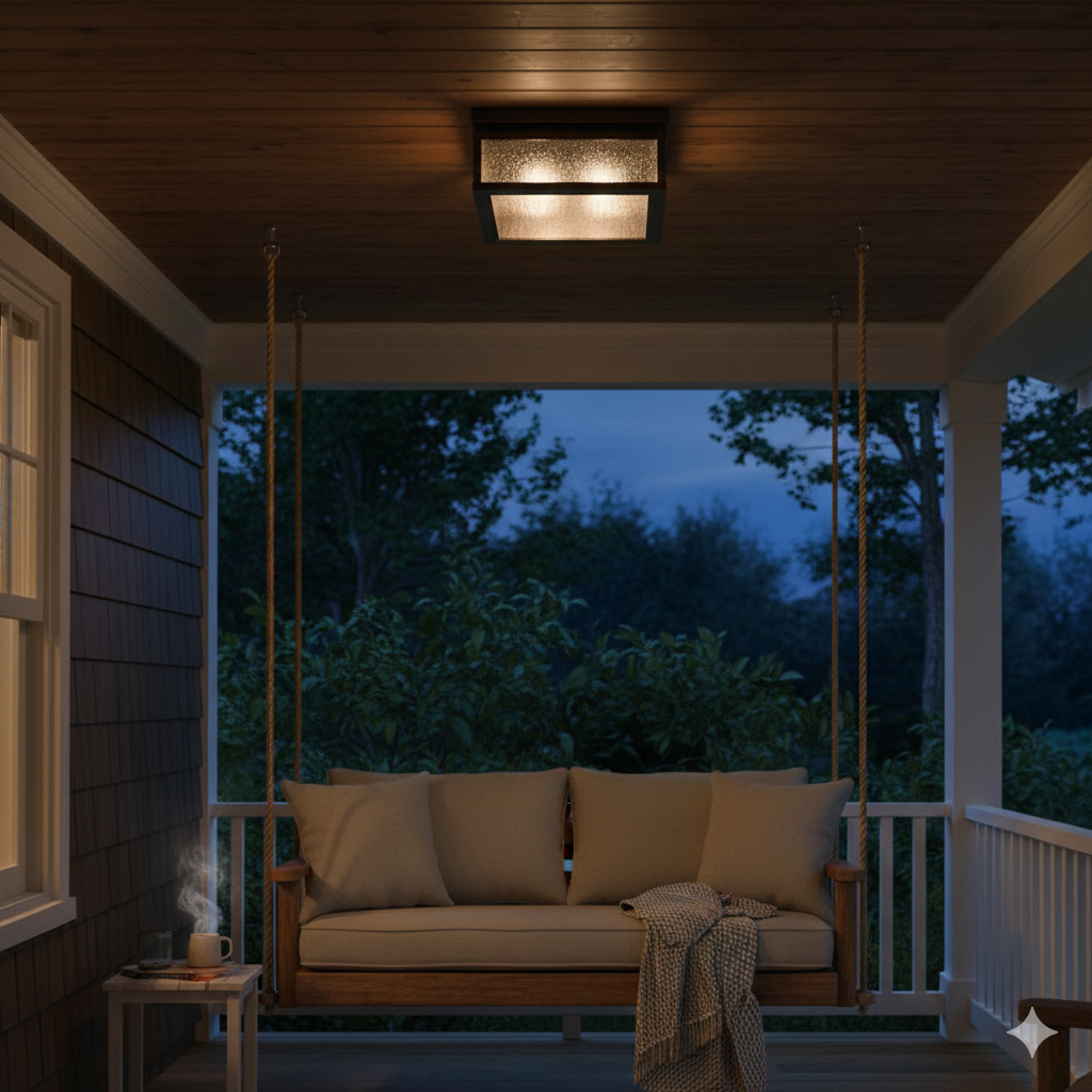 Manningham Outdoor Ceiling Light – Weather-Resistant Exterior Fixture