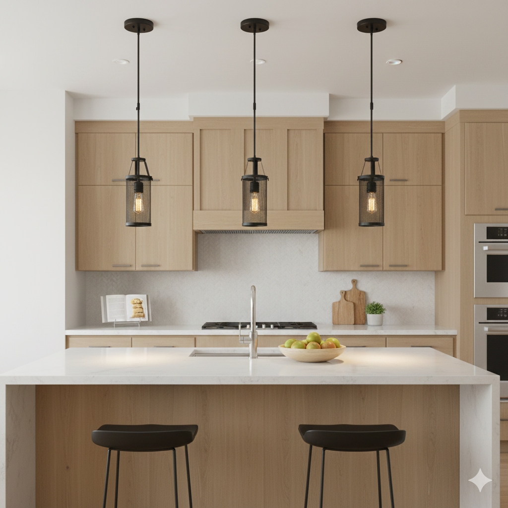 Gastown Mini Pendant Light, Modern Compact Ceiling Pendant for Kitchen & Bar Lighting