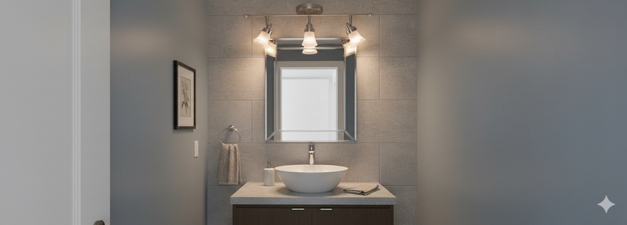 3-Light Fixed Track Lighting Fixture In Brushed Nickel With Clear & Frosted Glass