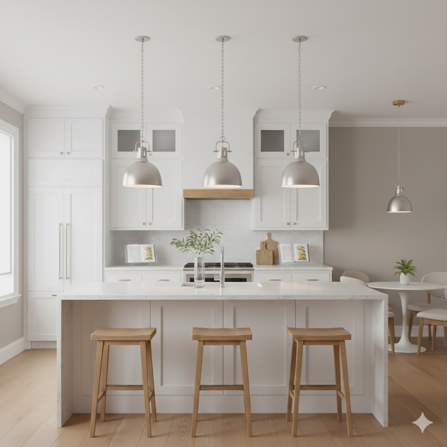 Duncan Small Pendant Ceiling Light – Pewter Finish