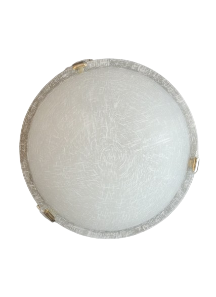 Dvp1032Sn 2-Light Flush Mount Ceiling Light - Satin Nickel & Opal Glass