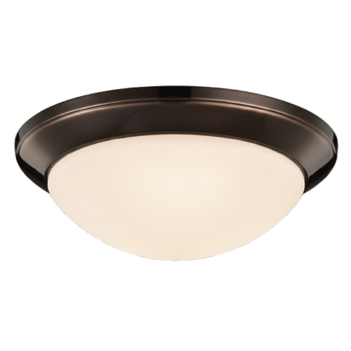 Kichler 1-Light Ceiling Flush Mount – Polished Bronze Finish