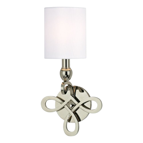Hudson Valley Pawling One Light Wall Sconce In Polished Nickel
