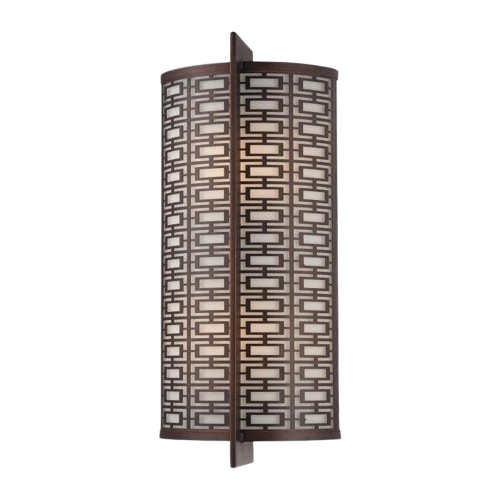 Metropolitan Atelier N2972-1-267B 2-Light Wall Sconce In Cimmaron Bronze