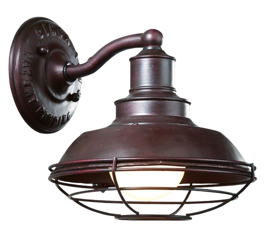 Troy Lighting Circa 1910 1-Light Outdoor Wall Down Light in Old Rust