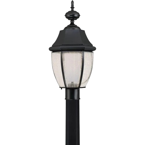 Quoizel Lighting Newbury Nyl9011K Led Outdoor Post Lantern – 16W 2700K Mystic Black