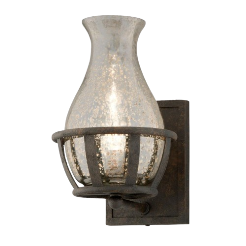 Troy Lighting Chianti Candle Glass Wall Sconce Light