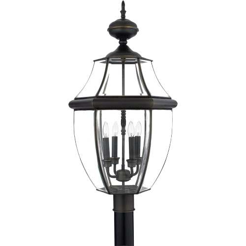 Newbury 29 Inch Tall 4 Light Outdoor Post Lamp By Quoizel