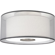 Saturnia S2197 17.5-inch flush mount ceiling light shown on a plain background