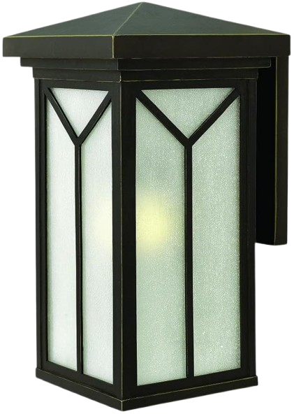 Hinkley Drake Outdoor Wall Lantern In Oil Rubbed Bronze Finish