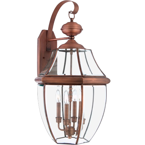 Quoizel Newbury 4-Light Large Outdoor Wall Lantern Sconce