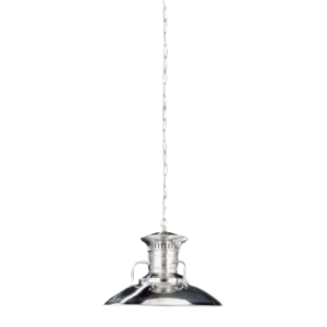 World Imports Lighting 76101-37 Luray 1 Light Pendant in Brushed Nickel