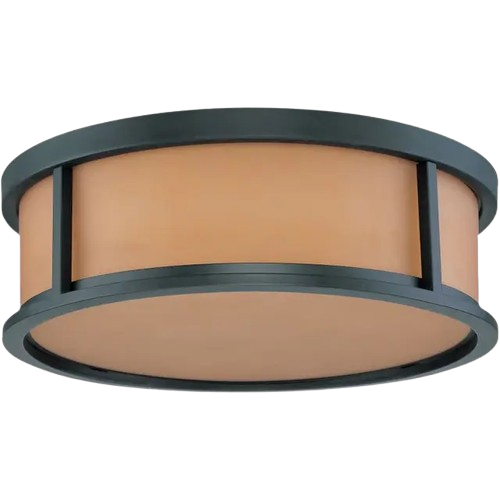 Nuvo Odeon Es 3-Light 17-Inch Flush Mount Ceiling Light With Parchment Glass (Gu24 Cfl Lamps Included)