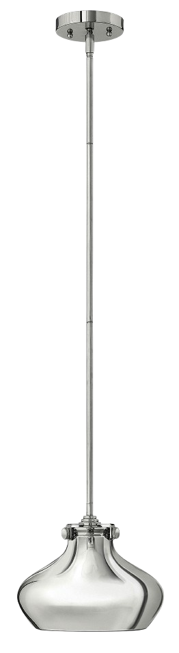 Congress 1-Light Mini Pendant Ceiling Light – Chrome Finish