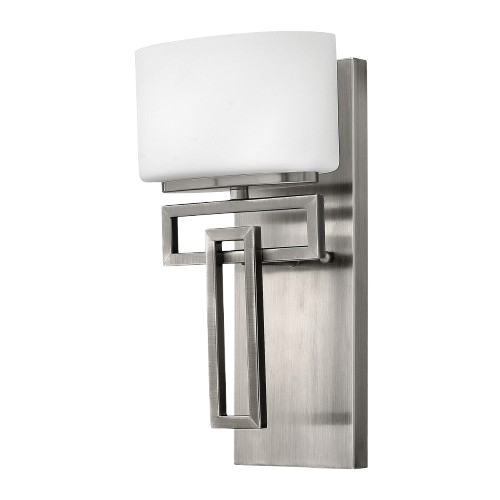 HINKLEY Lanza 1-Light Bathroom Sconce - Antique Nickel