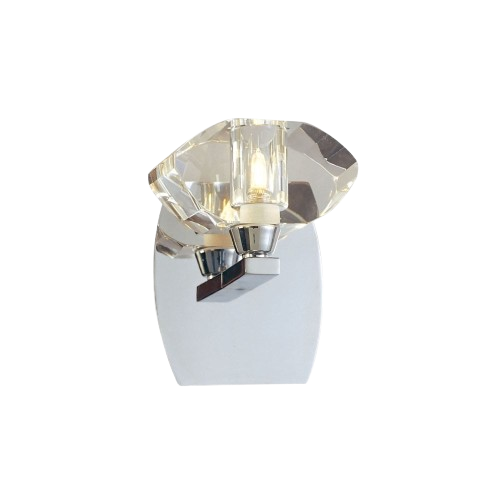 Mantra Alfa 1-Light Wall Lamp – Polished Chrome, G9, Switched
