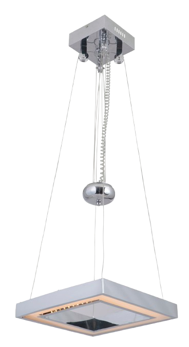 1 Square Led Adjustable Pendant Light, W85L – Modern Ceiling Fixture