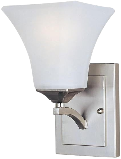 Maxim Lighting Aurora 1-Light Wall Sconce – 5.5" W Satin Nickel Finish