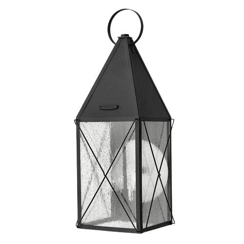 Hinkley 1845Bk York Large Outdoor Wall Lantern – Black Finish