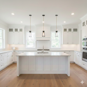 Artcraft Lucian single-light mini pendant with a matte black shade and cord