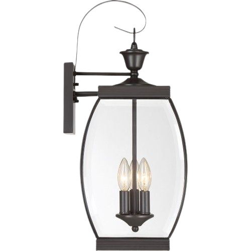 Oasis 3 Light 23 Inch Medici Bronze Outdoor Wall Lantern