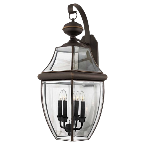 Quoizel Newbury 4-Light Outdoor Hanging Light In Medici Bronze