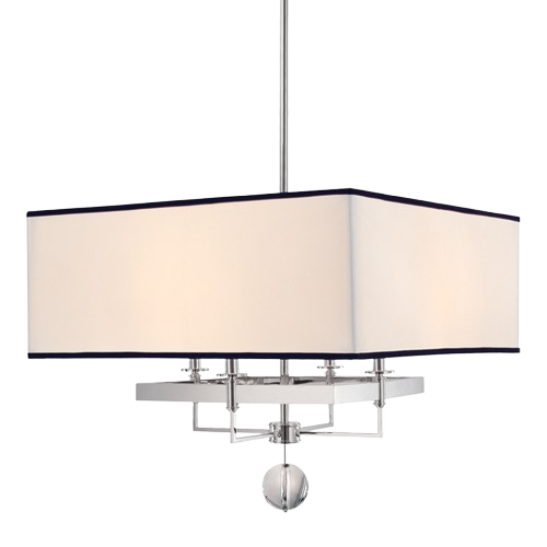 Gresham Park 4 Light 24 Inch Polished Nickel Chandelier Ceiling Light