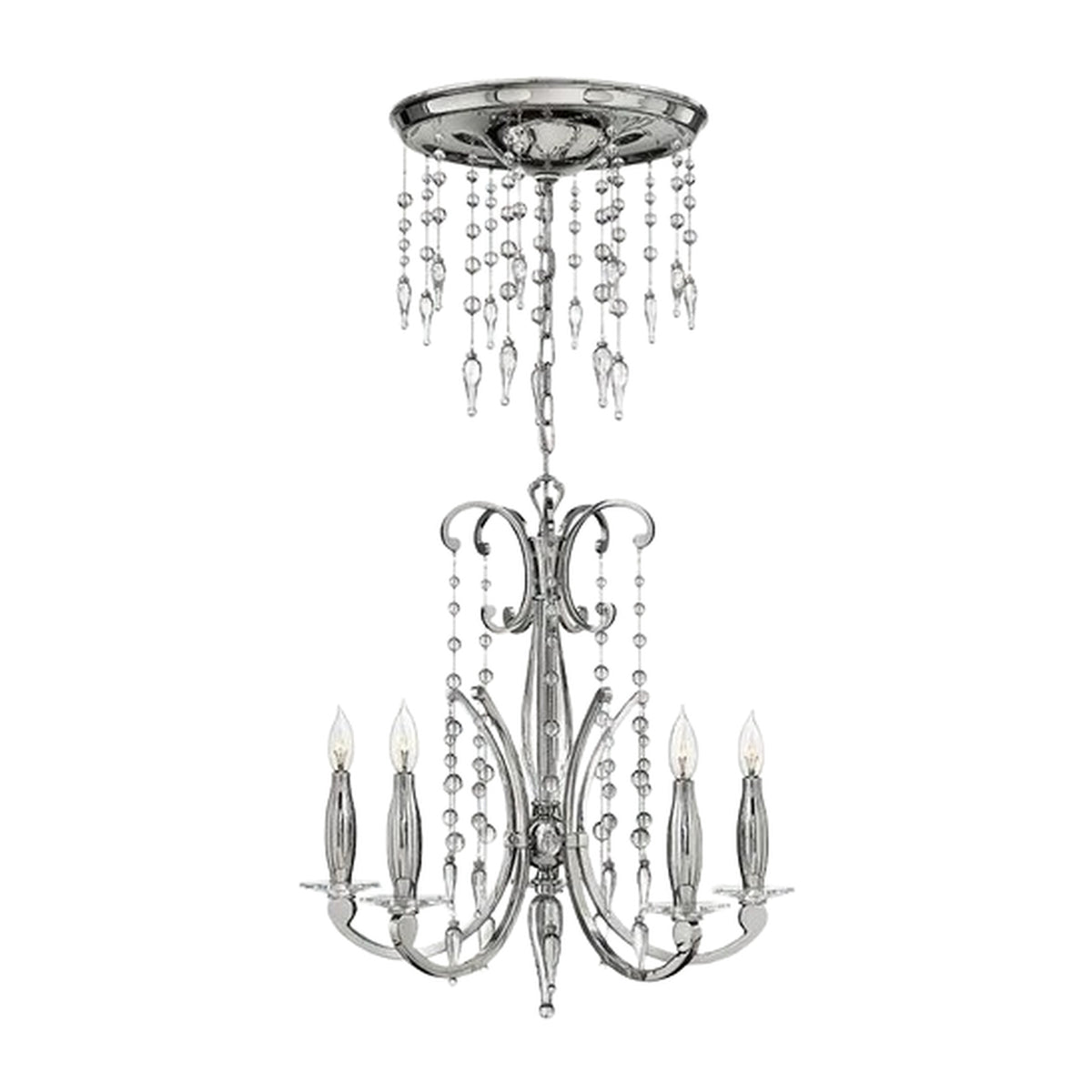 Fredrick Lighting Modern Pendant Light – Polished Nickel — FR43625PNI