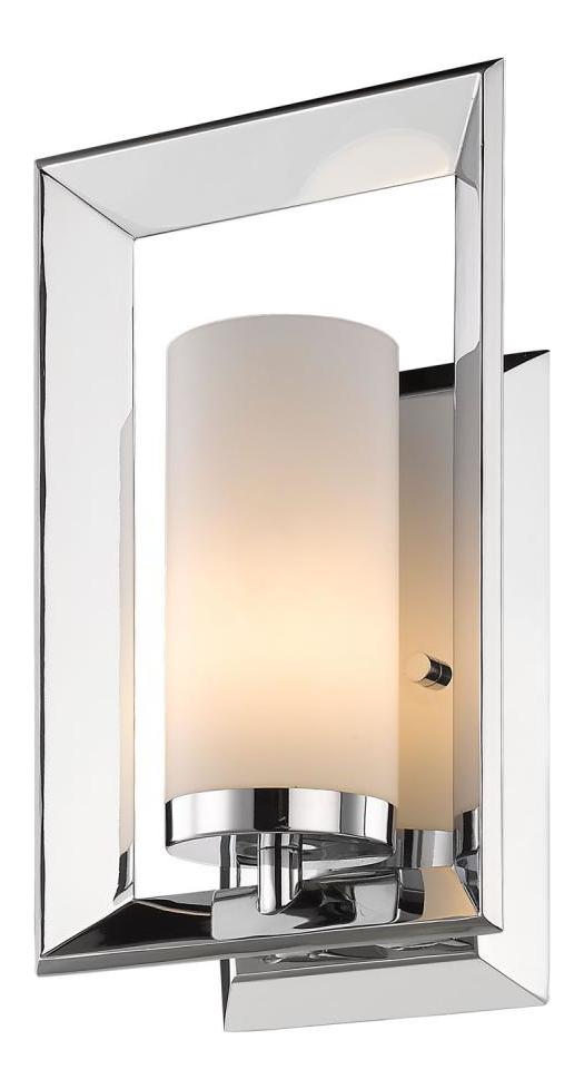 Golden Lighting Smyth II 2074-BA1 CH chrome bath wall sconce right angle