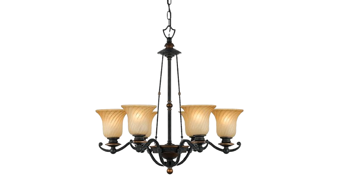 Quoizel Lighting Genova 6 Light Chandelier