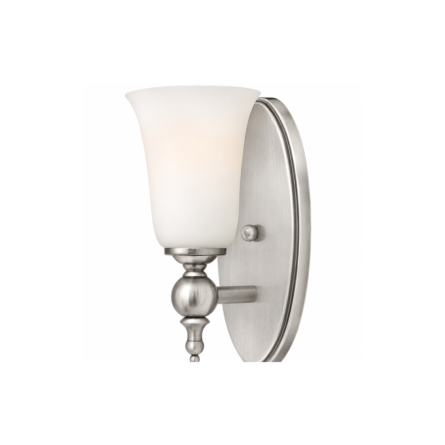 Hinkley Yorktown 5740AN single-light vanity sconce in Antique Nickel