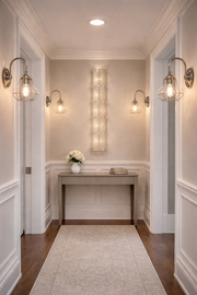 Hinkley Congress wall sconce mounted on an interior wall