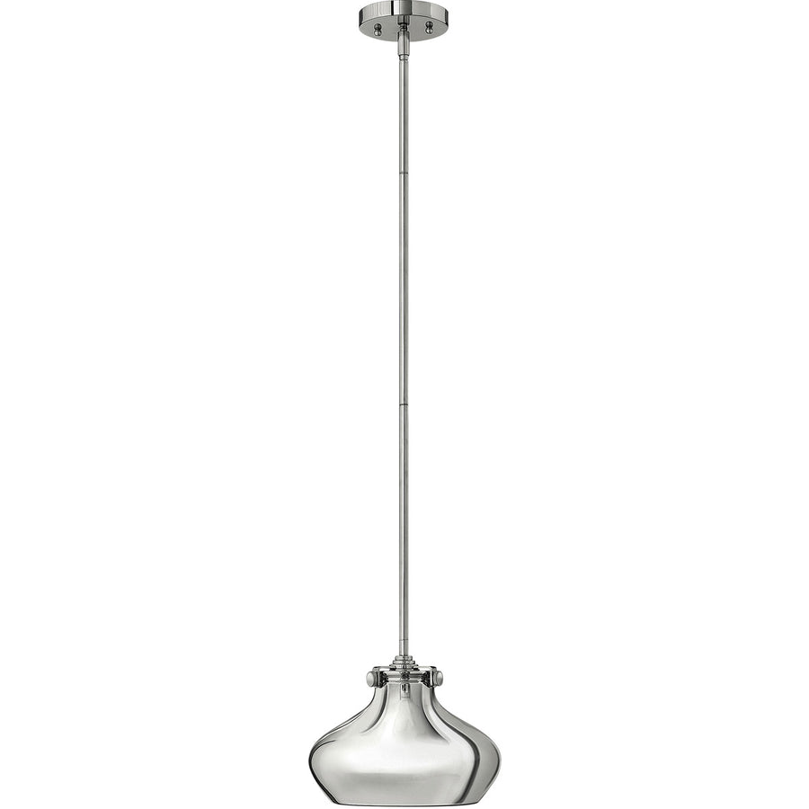 Hinkley Congress 3138CM mini pendant in Chrome with metal shade